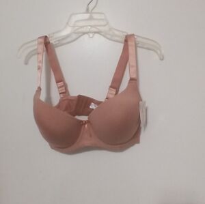 EMILY JOHNSON BEIGE PADDED UNDERWIRE T SHIRT BRA 36DD